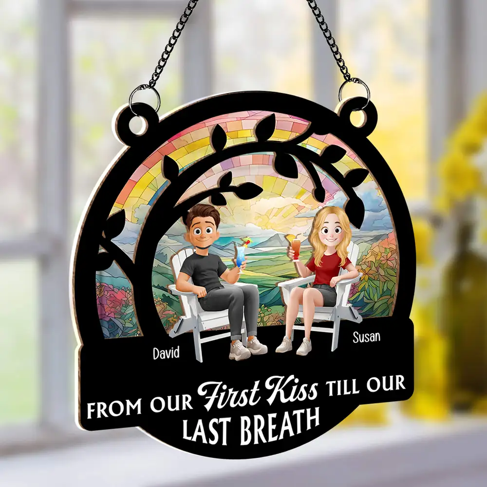 You and Me We Got This – Personalized Wood and Acrylic Layered Ornament for Couples - Image 2