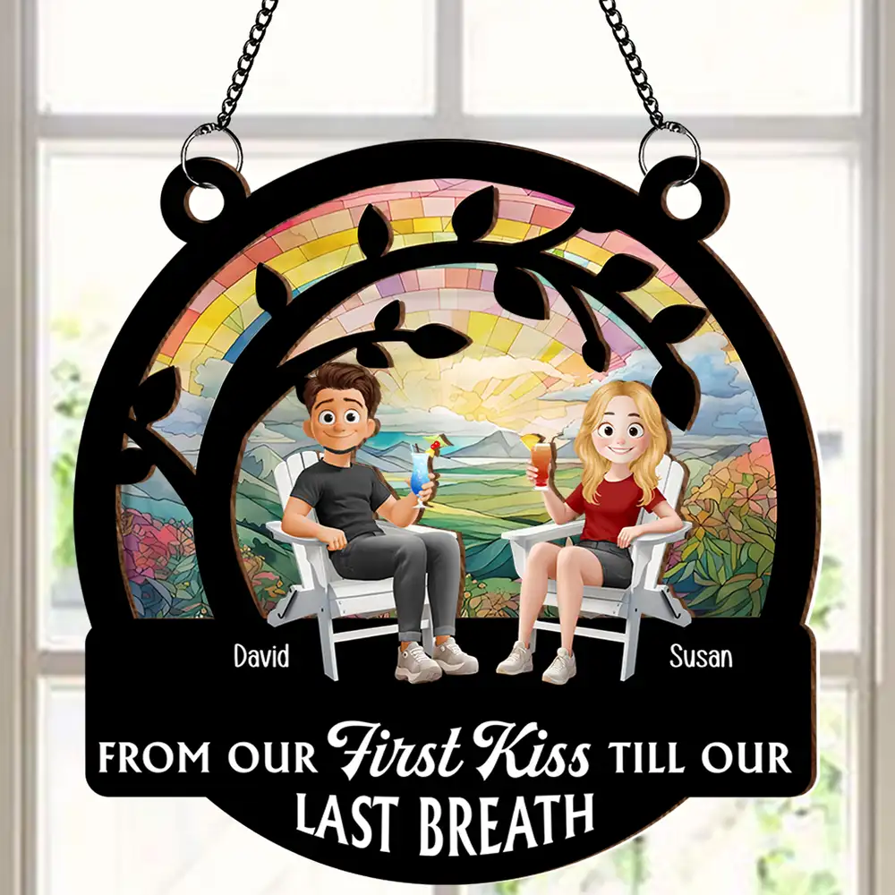 You and Me We Got This – Personalized Wood and Acrylic Layered Ornament for Couples - Image 3