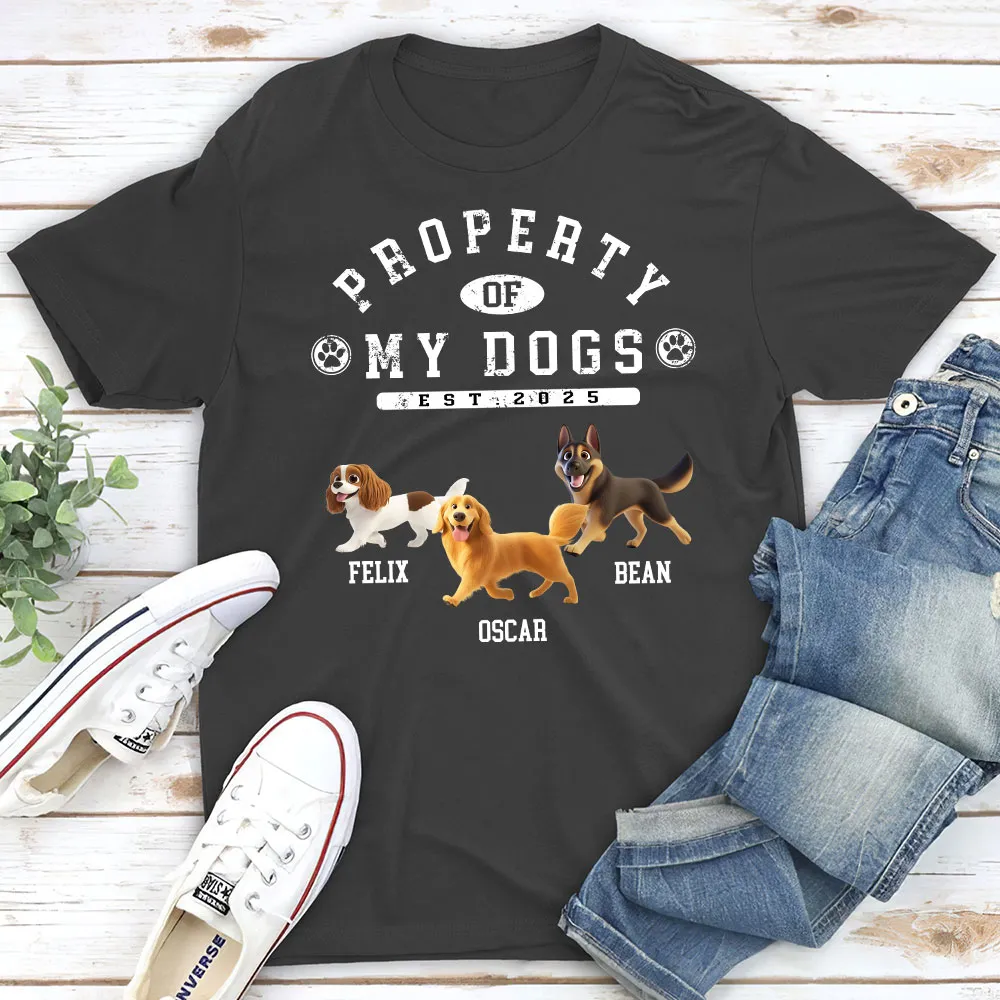 Custom Class Tee for Pet Parents - Proudly Owned by Your Pup, Fun Dog Lover Gift - Image 3