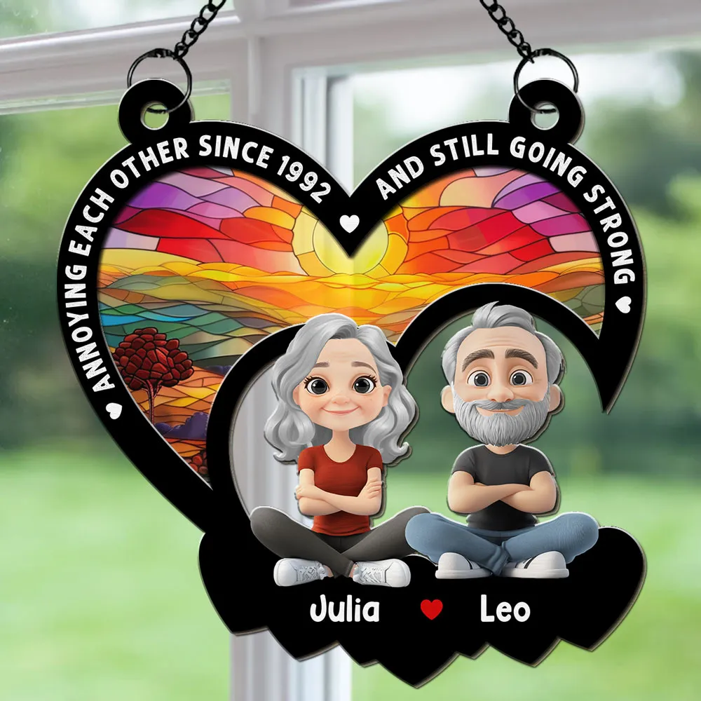 Forever With You - Personalized Custom Suncatcher - Image 2