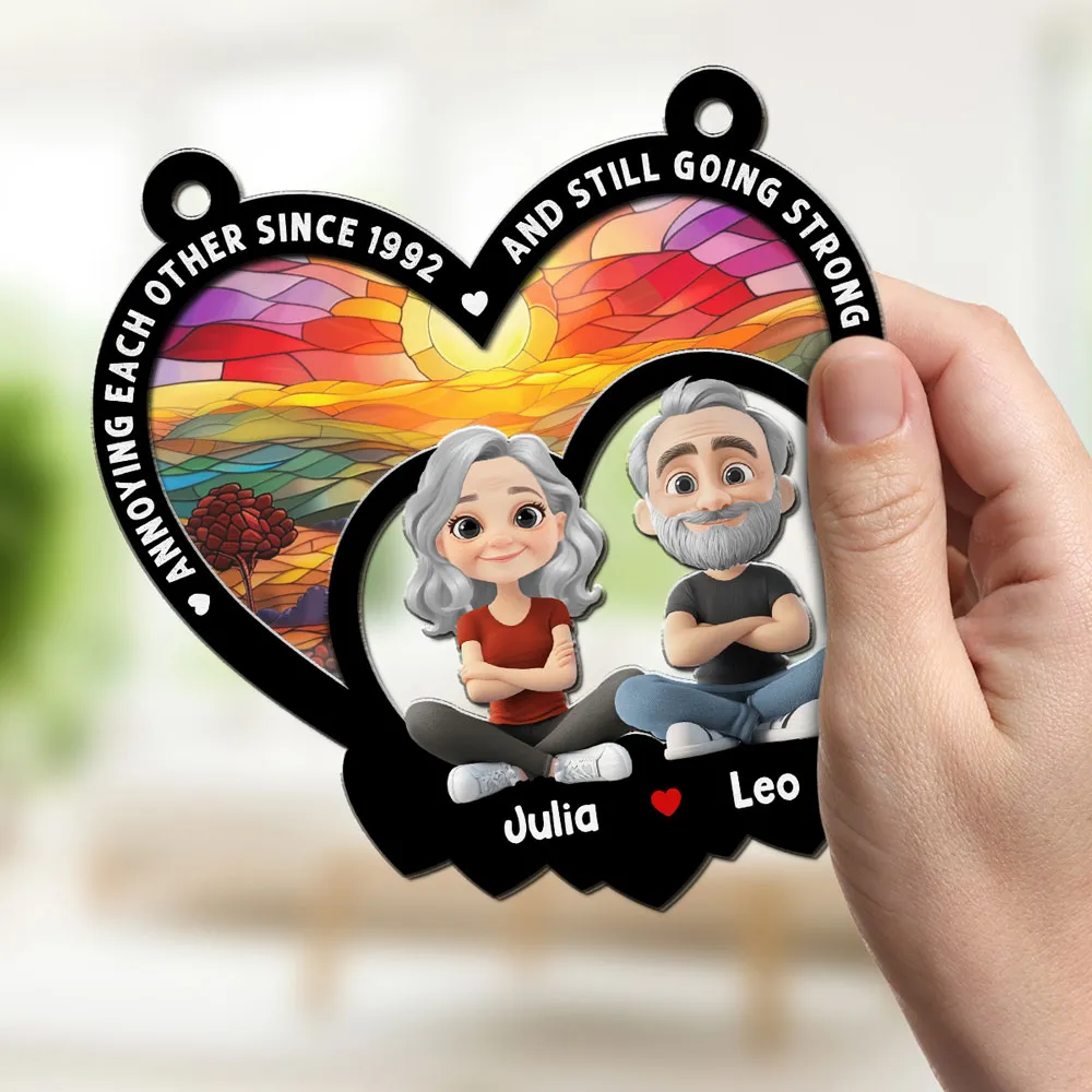 Forever With You - Personalized Custom Suncatcher - Image 3
