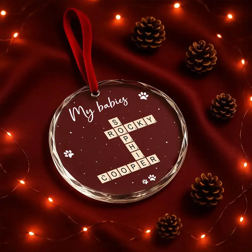 Precious Family Memory - Custom "Our Family" Crystal Ornament, Special Gift for Family or Friends - Image 3