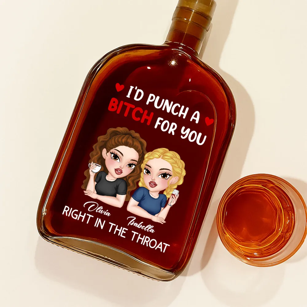 Custom Glass Spirits Decanter – Funny Gift for Sisters & Friends - Image 2
