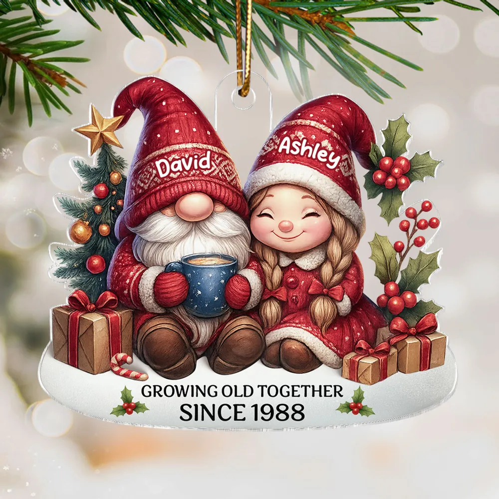 To My Forever Love - Custom Couple's Acrylic Ornament, Personalized Love Gift - Image 4